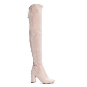Thigh High Beige Boots